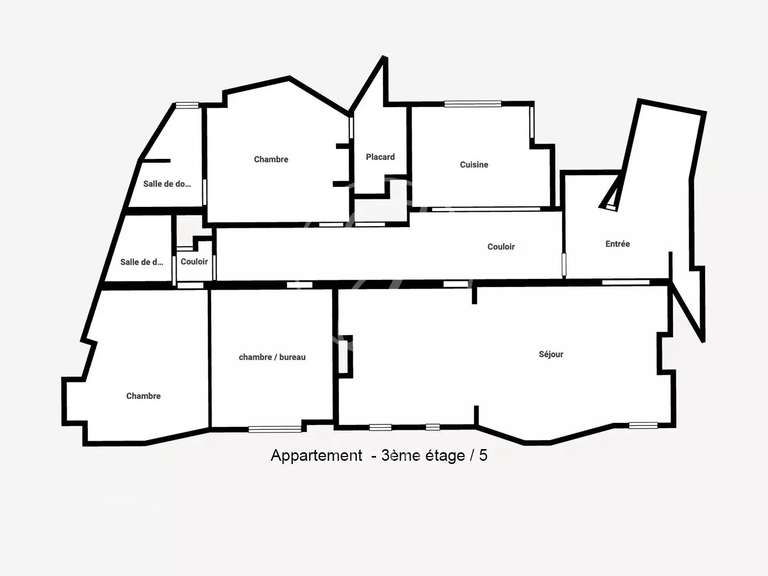 Appartement Lille - 3 chambres - 168m²