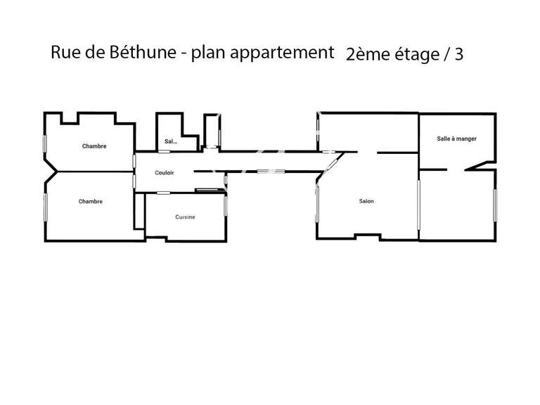 Appartement Lille - 3 chambres - 135m²