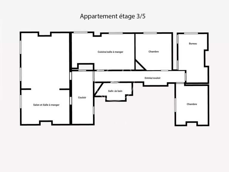 Appartement Lille - 3 chambres - 140m²