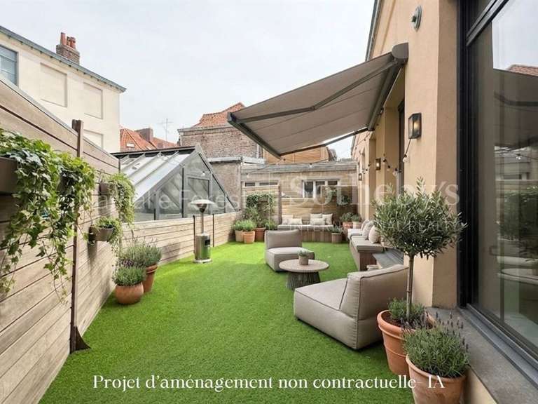 Appartement Lille - 1 chambre - 95m²