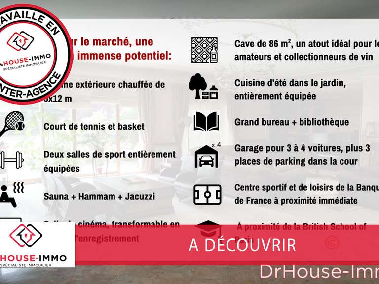 Villa Louveciennes - 5 chambres - 600m²