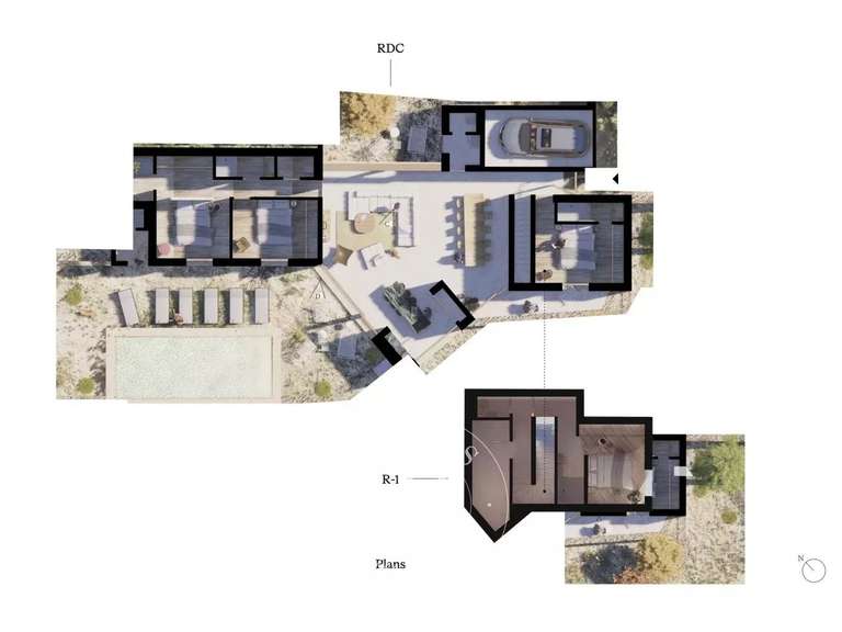 Villa avec Vue sur mer Lumio - 4 chambres - 184m²