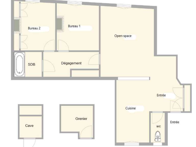 Appartement Lyon 4e - 99m²