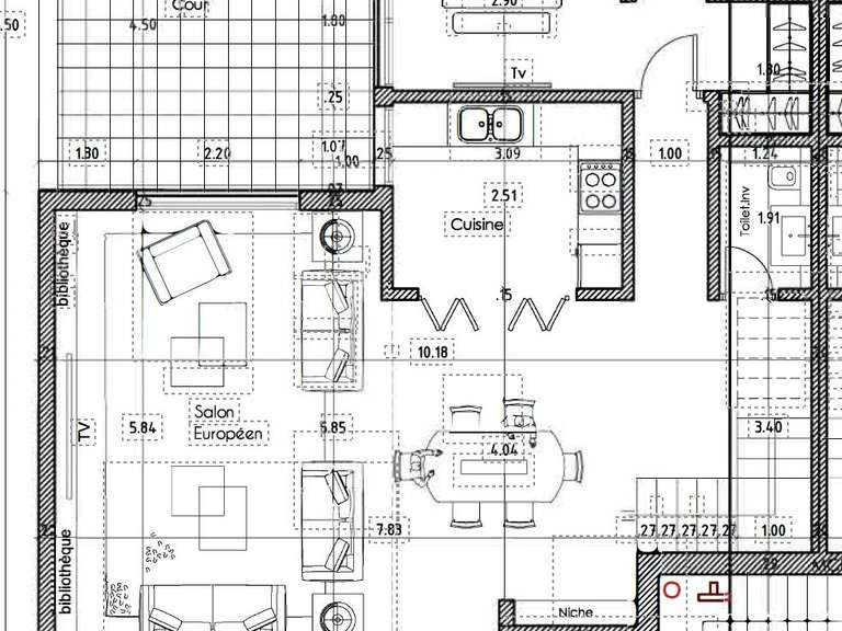 Appartement Maroc - 3 chambres - 57m²