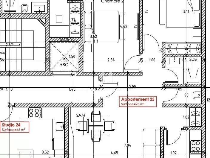 Appartement Maroc - 2 chambres - 116m²