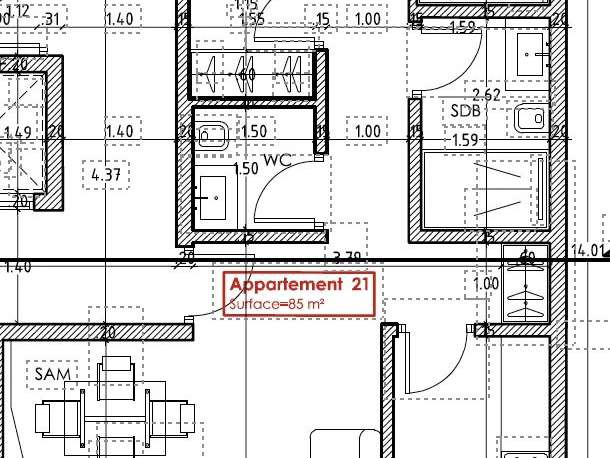 Appartement Maroc - 2 chambres - 100m²