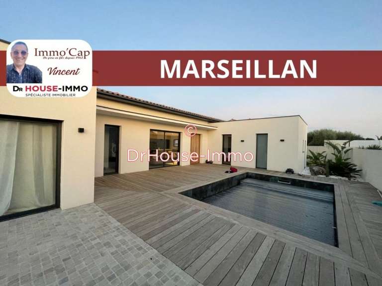 Villa Marseillan - 4 chambres - 153m²