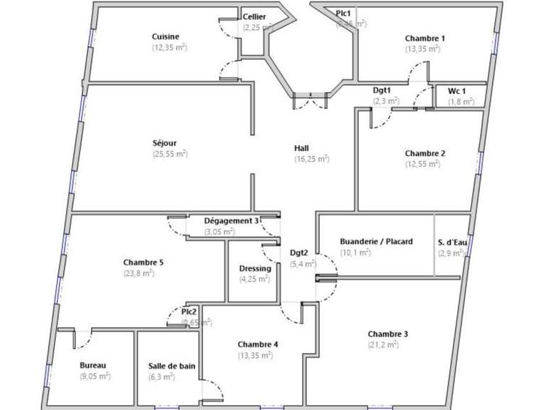 Apartment Marseille 1er - 5 bedrooms - 187m²