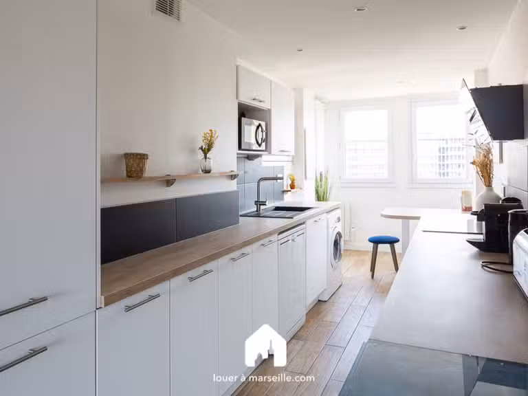 Appartement Marseille 5e - 3 chambres - 70m²