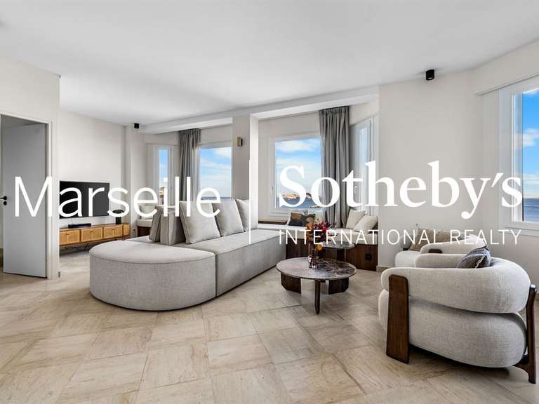 Appartement avec Vue sur mer Marseille 7e - 4 chambres - 140m²