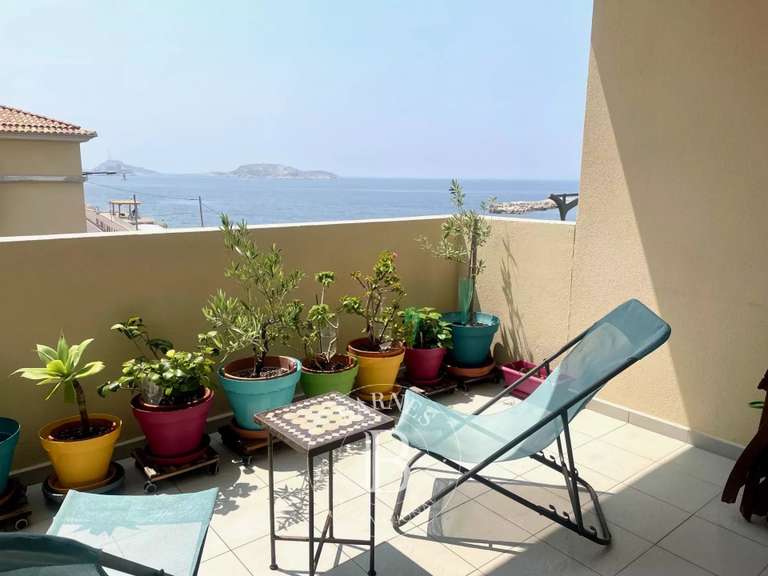 Appartement avec Vue sur mer Marseille 7e - 2 chambres - 88m²