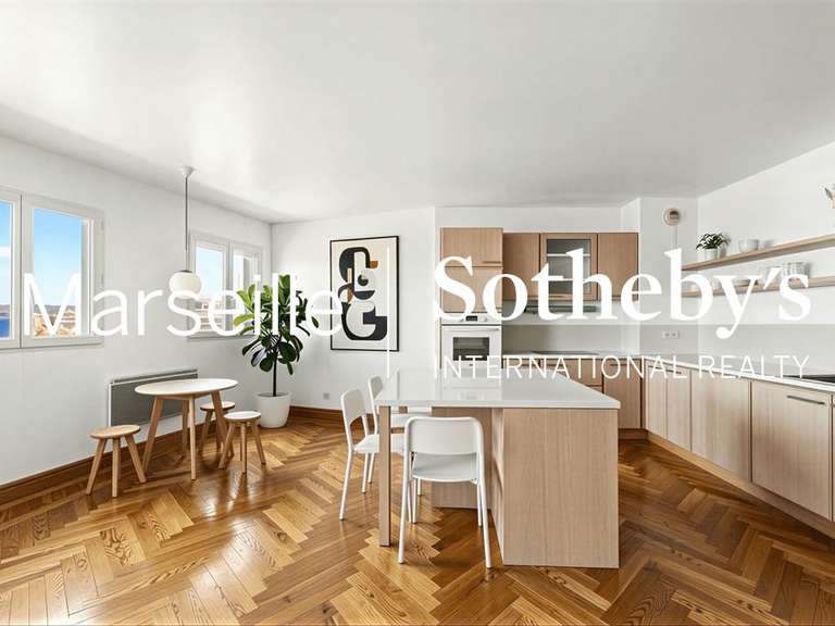 Appartement avec Vue sur mer Marseille 7e - 3 chambres - 115m²