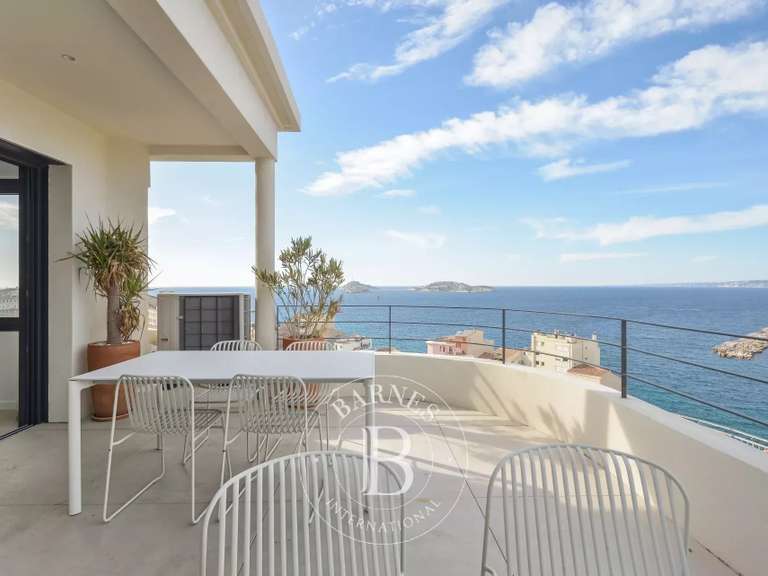 Appartement avec Vue sur mer Marseille 7e - 3 chambres - 130m²