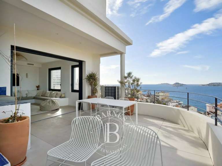 Appartement avec Vue sur mer Marseille 7e - 3 chambres - 130m²