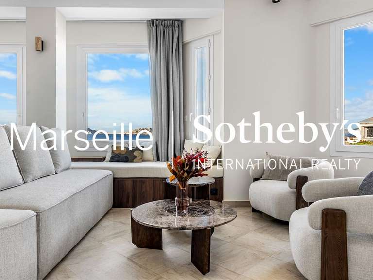 Appartement avec Vue sur mer Marseille 7e - 4 chambres - 140m²