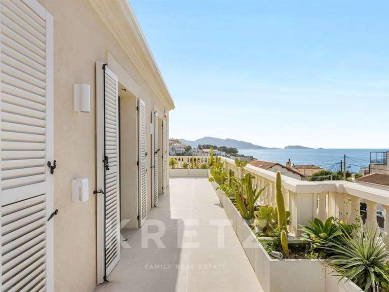 Maison avec Vue sur mer Marseille 7e - 3 chambres - 150m²