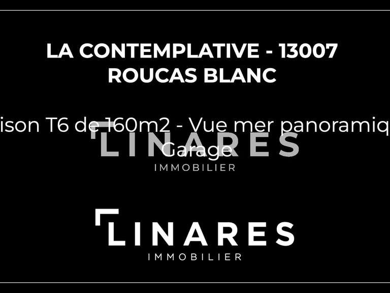 House with Sea view Marseille 7e - 4 bedrooms - 159m²