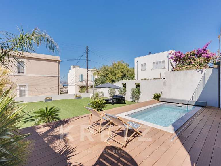 Maison avec Vue sur mer Marseille 7e - 4 chambres - 130m²