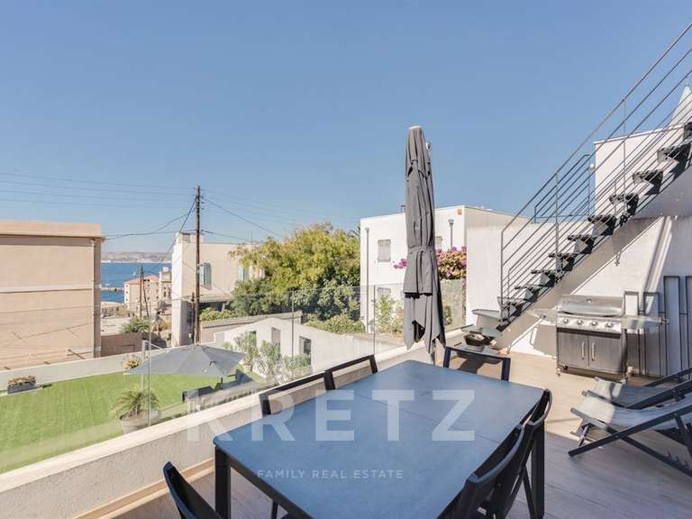 Maison avec Vue sur mer Marseille 7e - 4 chambres - 130m²