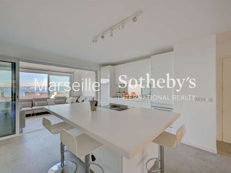 Appartement avec Vue sur mer Marseille 8e - 3 chambres - 133m²