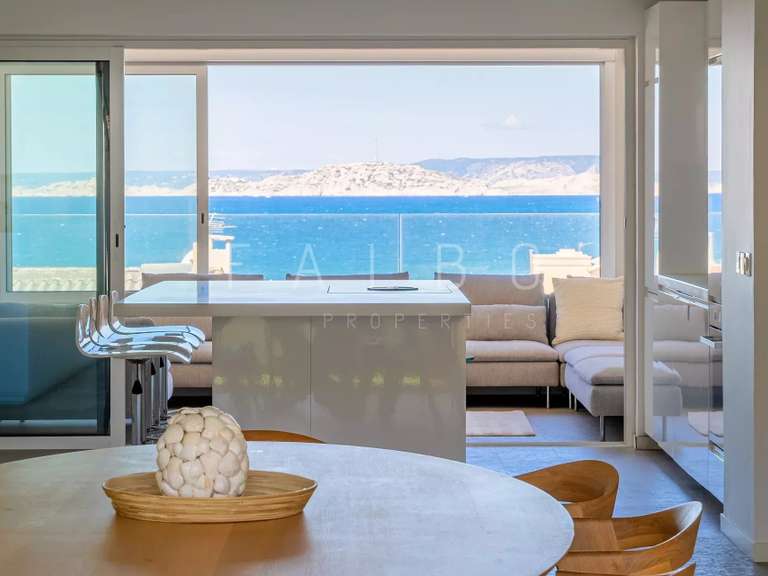 Appartement avec Vue sur mer Marseille 8e - 3 chambres - 130m²