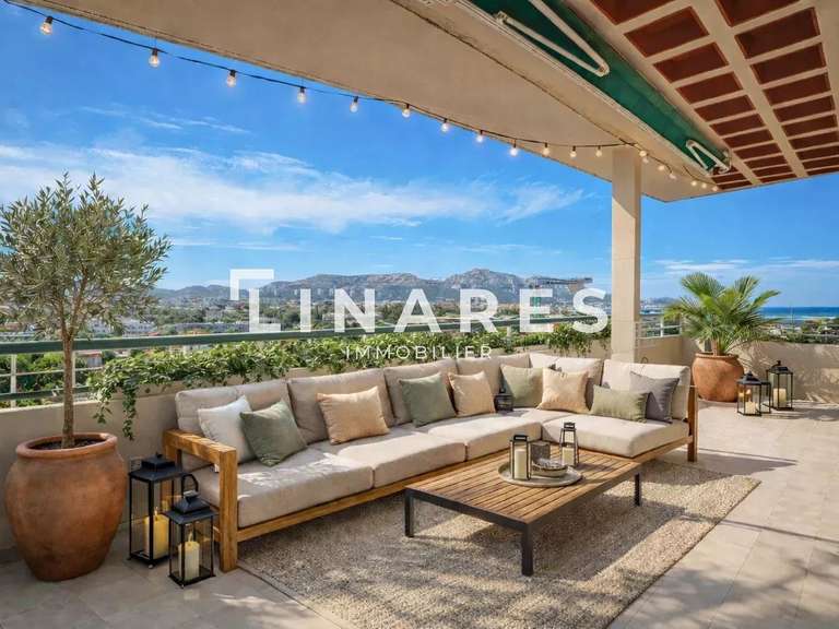 Appartement avec Vue sur mer Marseille 8e - 4 chambres - 173m²