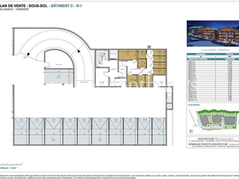 Apartment Megève - 3 bedrooms - 99m²
