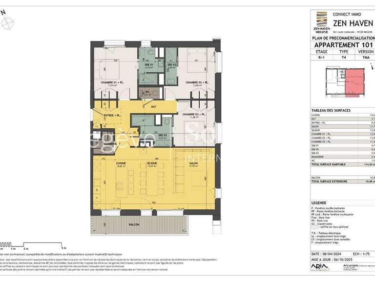 Appartement Megève - 3 chambres - 114m²