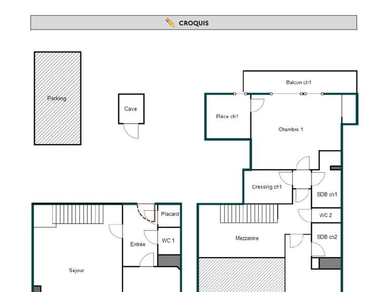 Apartment Megève - 2 bedrooms - 105m²