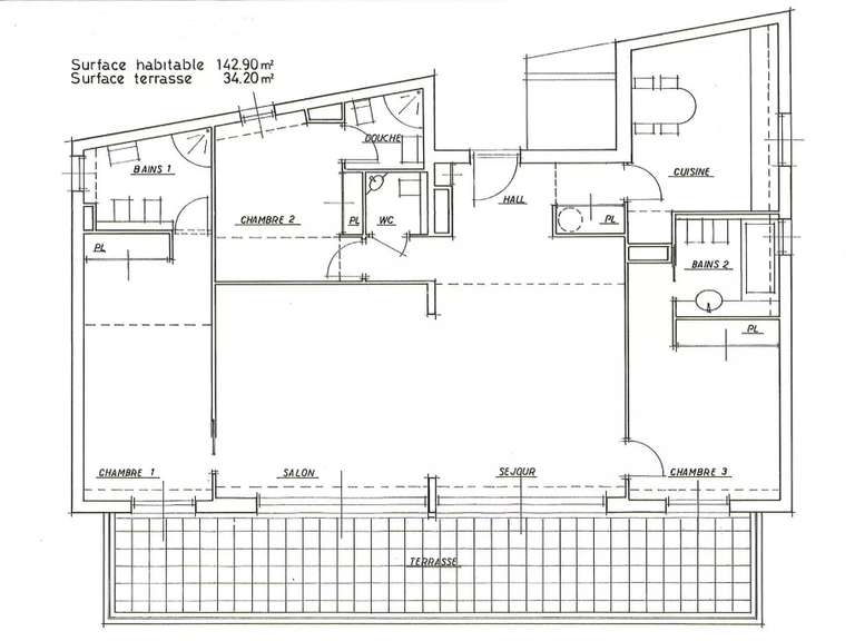 Apartment Menton - 3 bedrooms - 143m²