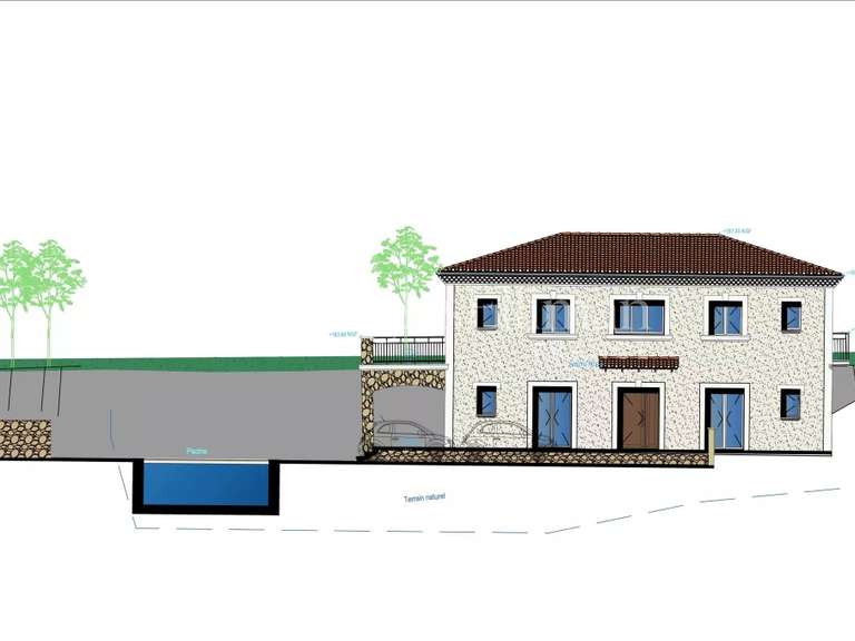 Terrain avec Vue sur mer Menton - 1000m²