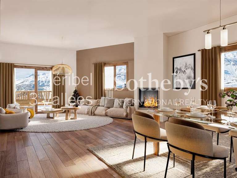 Appartement Meribel-les-allues - 4 chambres - 135m²