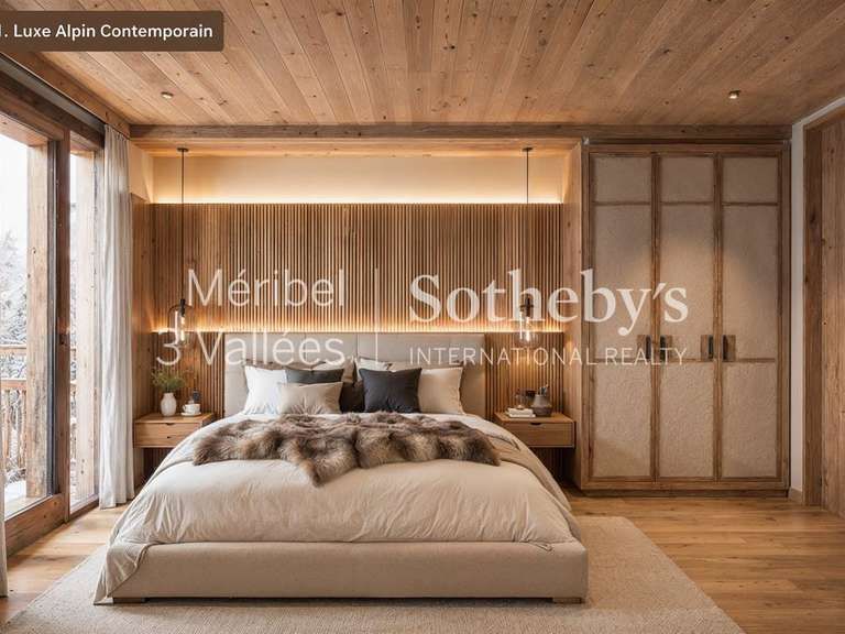 Appartement Meribel-les-allues - 4 chambres - 140m²