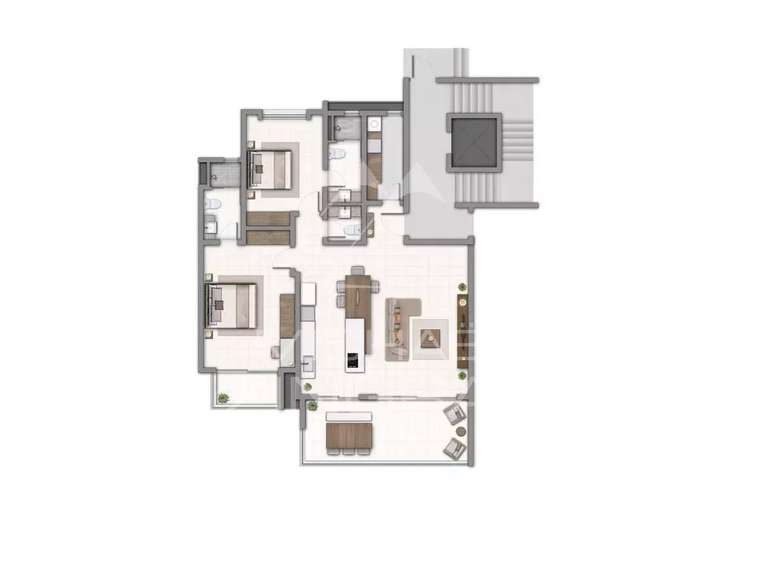 Appartement Mesquer - 2 chambres - 130m²