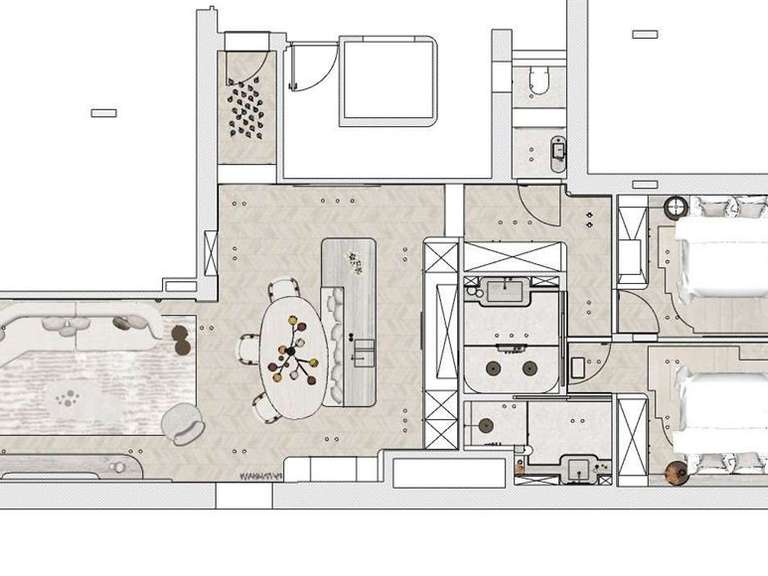 Apartment Monaco - 2 bedrooms - 123m²