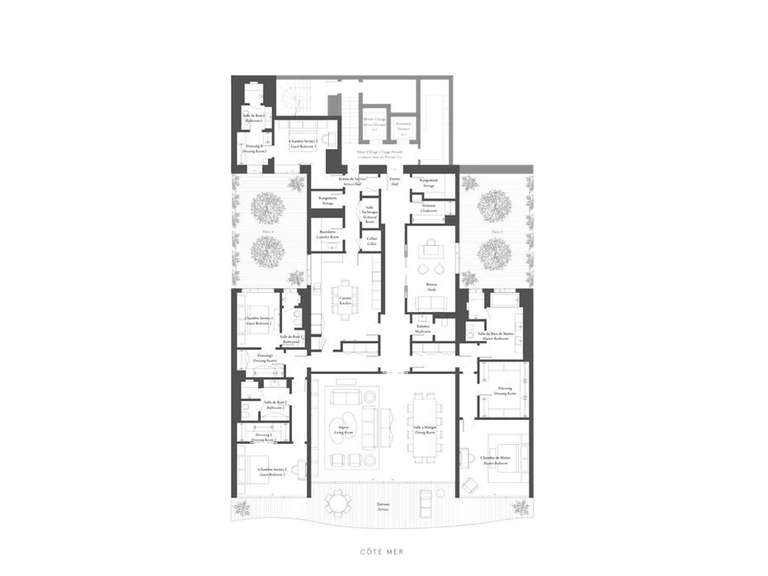 Appartement Monaco - 4 chambres - 510m²