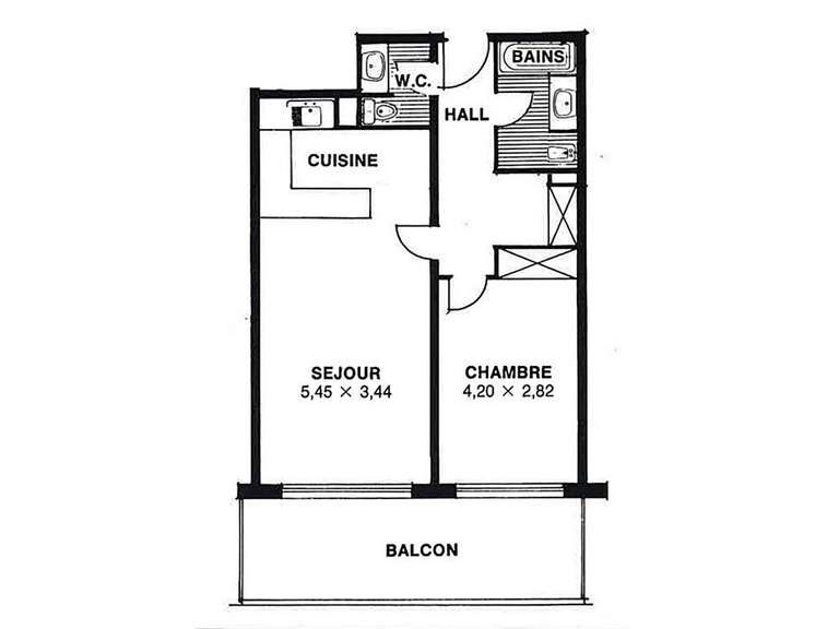 Appartement Monaco - 1 chambre - 66m²