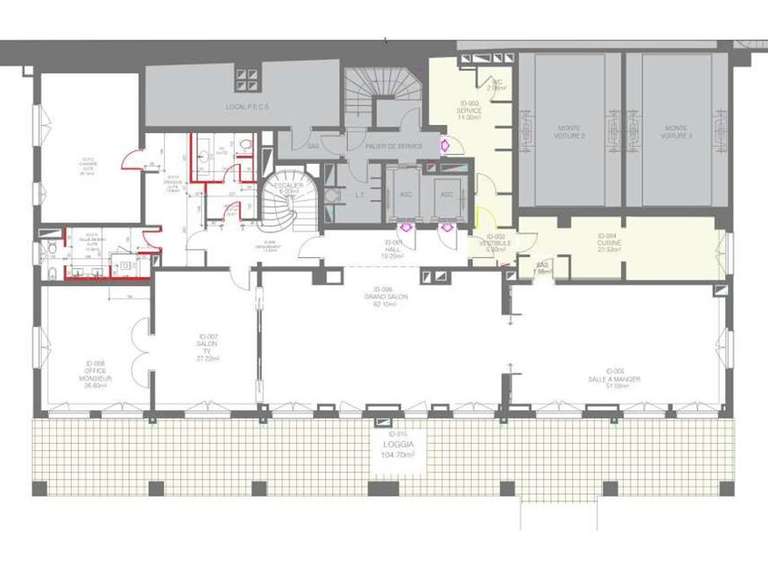 Appartement Monaco - 5 chambres - 1475m²