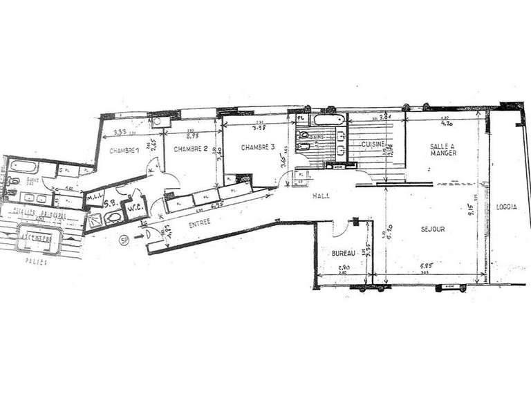 Appartement Monaco - 3 chambres - 196m²