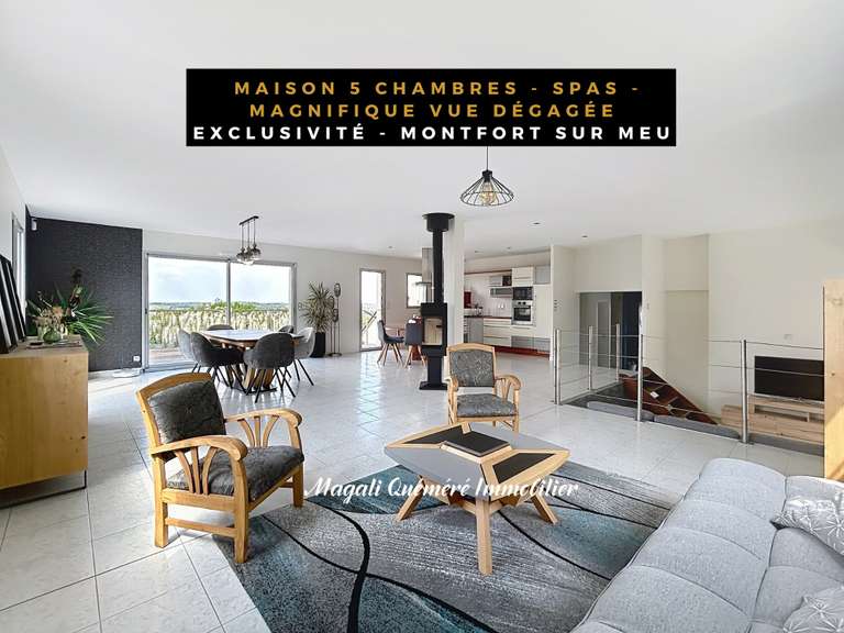 Maison Montfort-sur-Meu - 5 chambres - 259m²