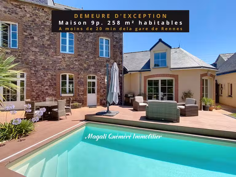 Maison Montfort-sur-Meu - 7 chambres - 258m²
