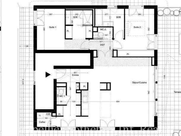 Appartement Montpellier - 2 chambres - 102m²