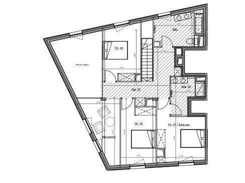 Appartement Montpellier - 3 chambres - 143m²
