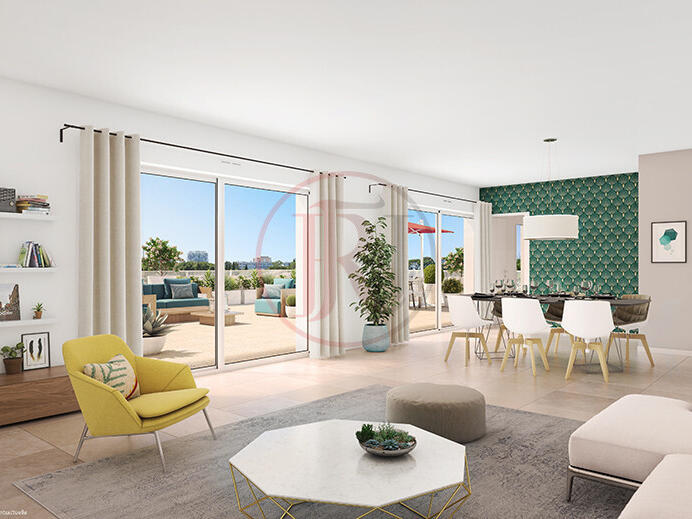 Apartment Montpellier - 3 bedrooms - 83m²