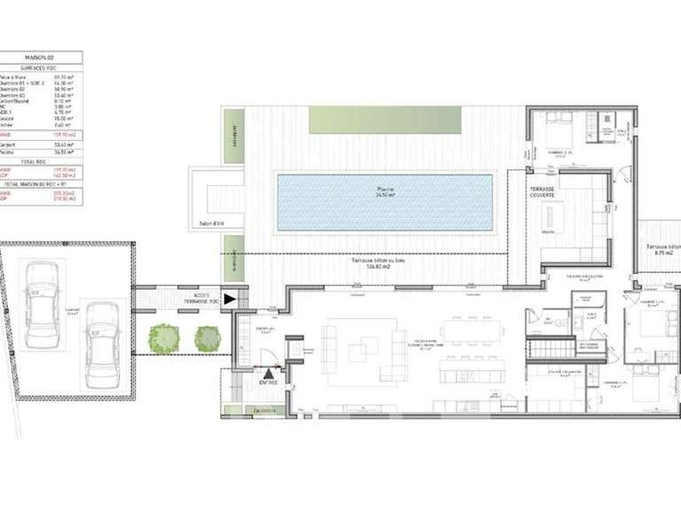 Maison Montpellier - 4 chambres - 205m²