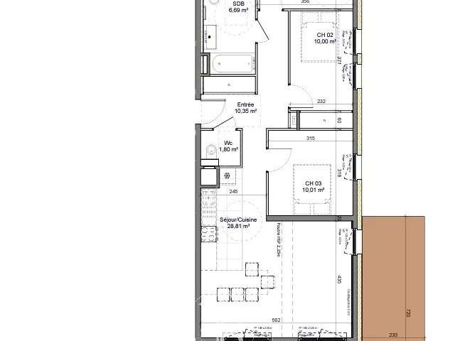 Appartement Morzine - 3 chambres - 82m²