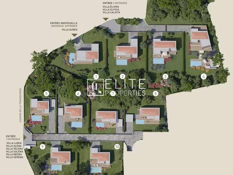 Maison Mougins - 4 chambres - 150m²