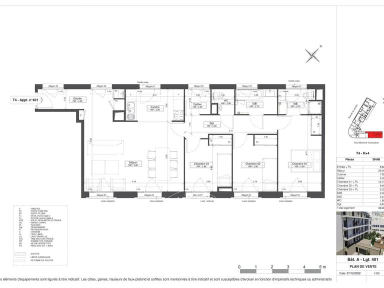 Sale Apartment Nantes - 3 bedrooms