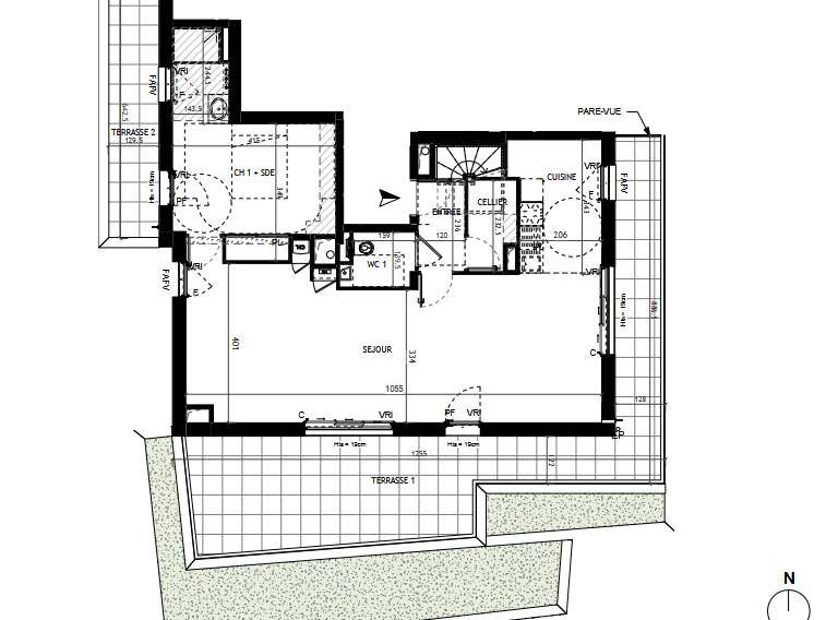 Appartement Nantes - 3 chambres - 113m²
