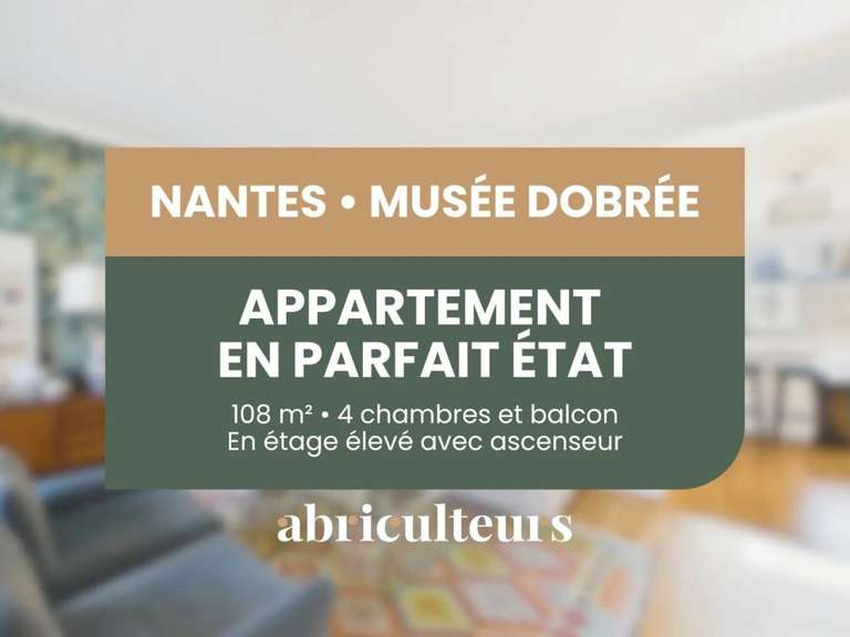Appartement Nantes - 4 chambres - 107m²